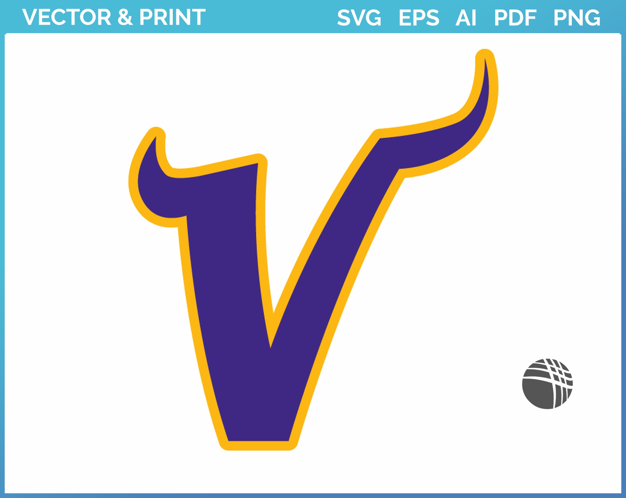 Minnesota Vikings - Alternate Logo (1998) - Football Sports Vector SVG ...