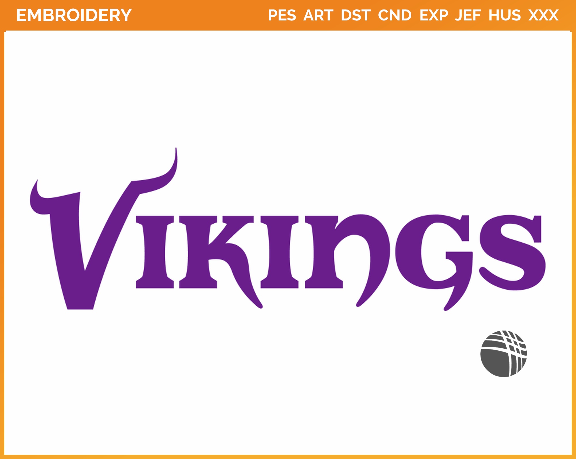 Minnesota-Vikings Football Embroidery files, Vikings NFL Logo Embroidery  Design, NFL Teams, Football, Digital Download