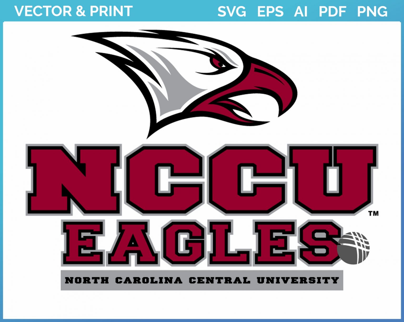 Nccu Eagles Secondary Logo 2006 College Sports Vector Svg Logo In