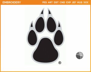 New Mexico Lobos - Alternate Logo (1999) - College Sports Embroidery Logo in 4 sizes & 8 formats - SPLN007829