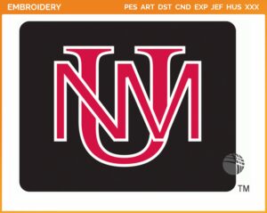 New Mexico Lobos - Misc Logo (19--) - College Sports Embroidery Logo in 4 sizes & 8 formats - SPLN007833