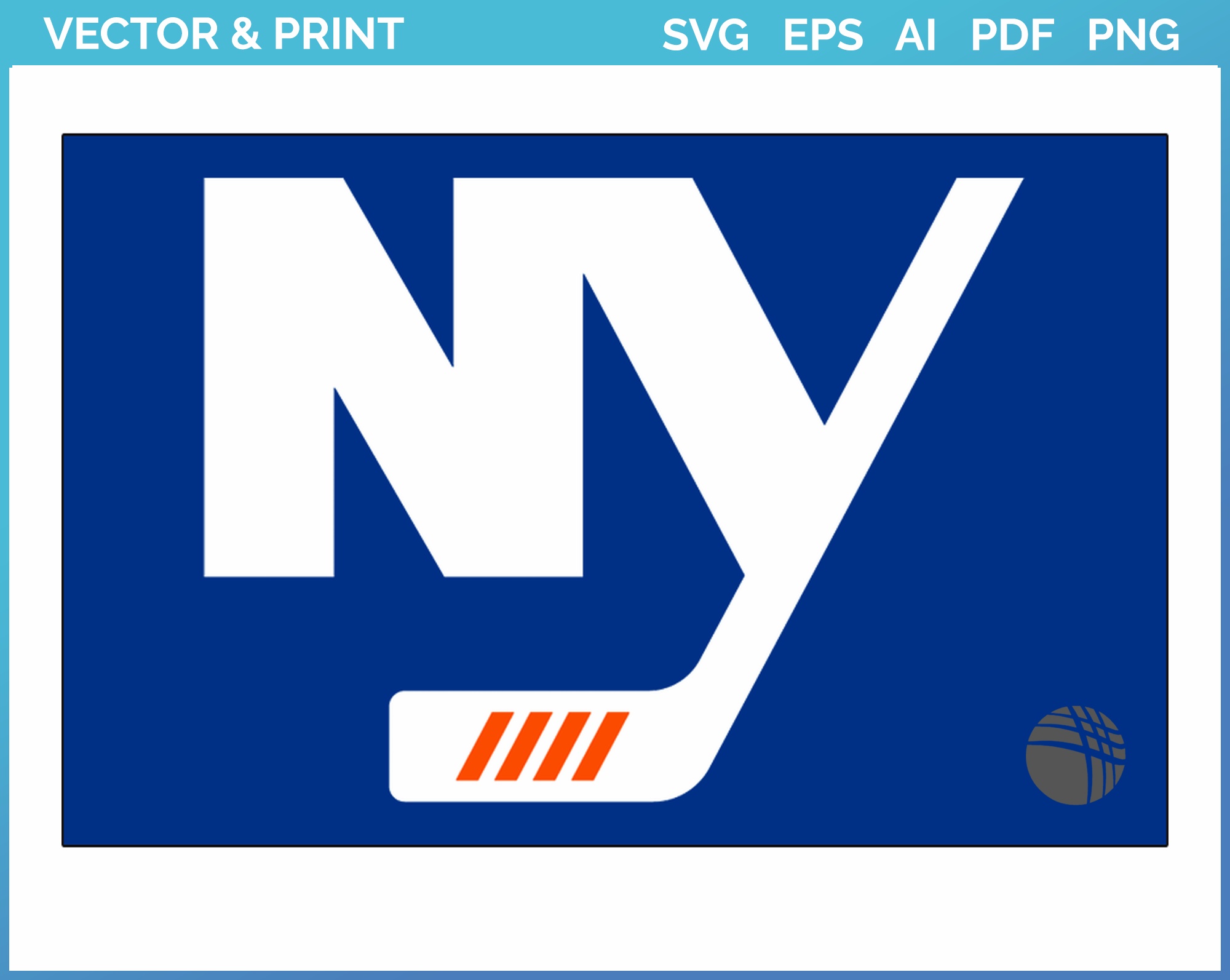 New York Islanders Vector Sport SVG, New York Islanders