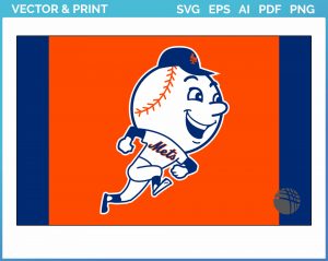 New York Mets - Batting Practice Logo (2015) - Baseball Sports Vector ...