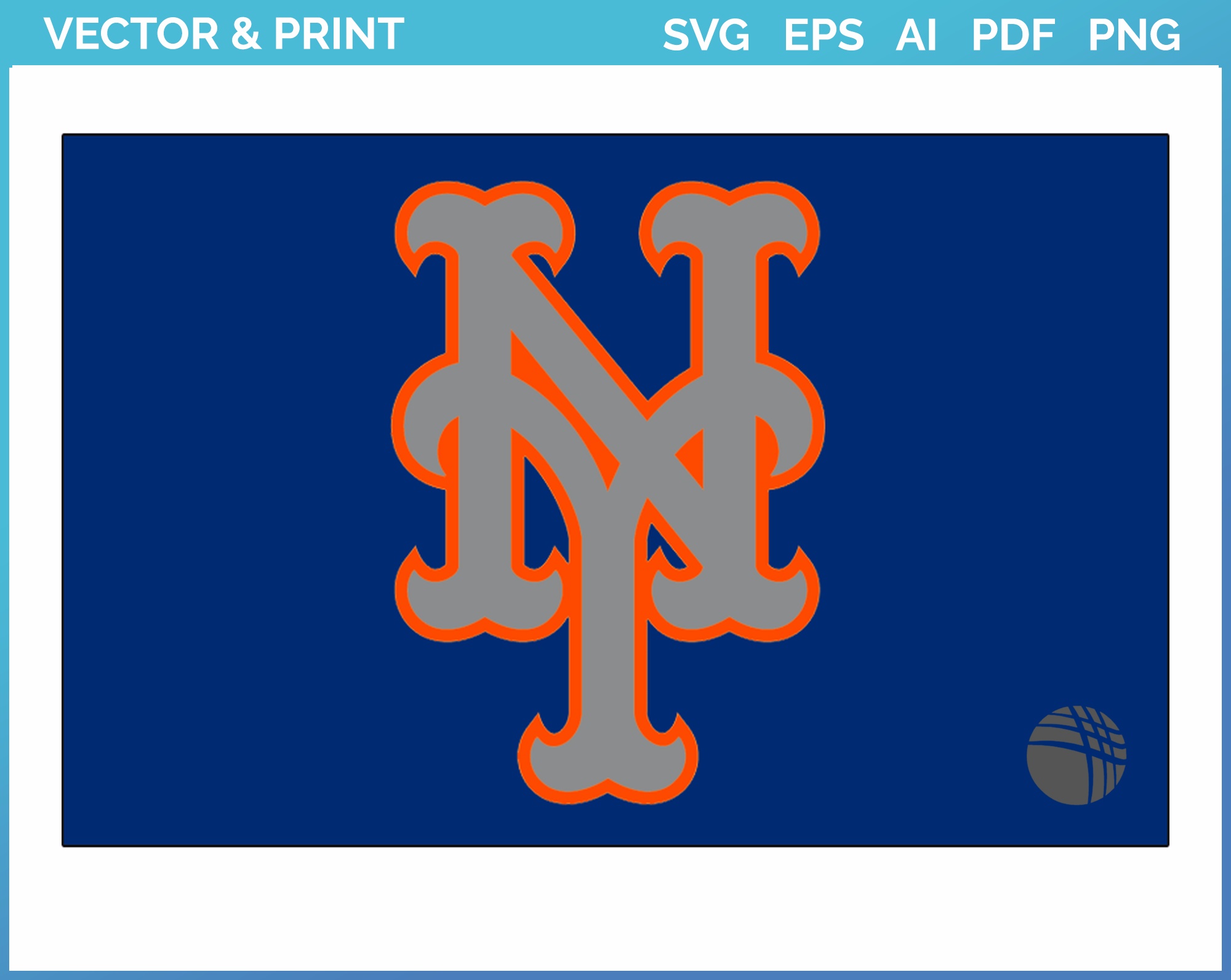 New York Mets - Cap Logo (2015) - Baseball Sports Vector SVG Logo in 5 ...