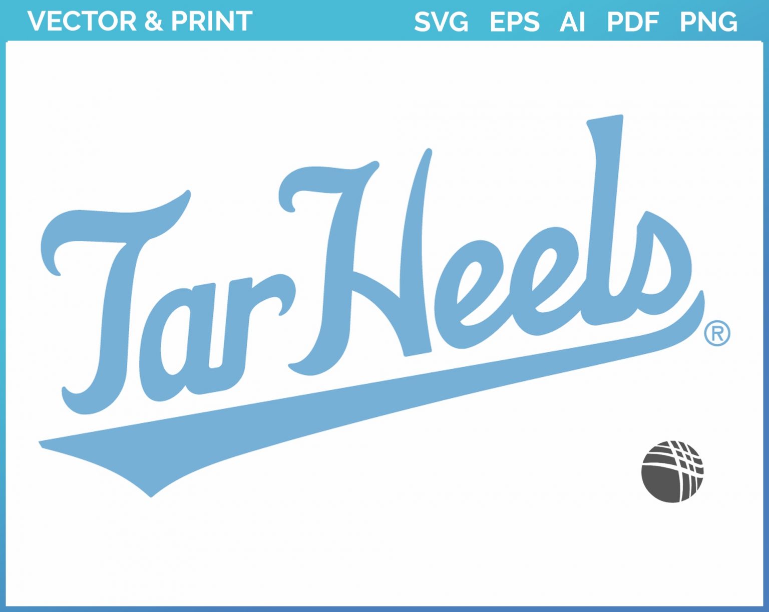 North Carolina Tar Heels - Wordmark Logo (2015) - College Sports Vector ...