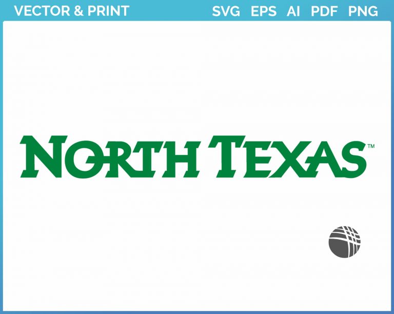 North Texas Mean Green Wordmark Logo (2005) College Sports Vector