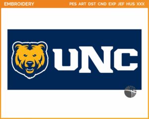 Northern Colorado Bears - Alternate Logo (2015) - College Sports Embroidery Logo in 4 sizes & 8 formats - SPLN008060