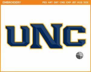 Northern Colorado Bears - Wordmark Logo (2015) - College Sports Embroidery Logo in 4 sizes & 8 formats - SPLN008062