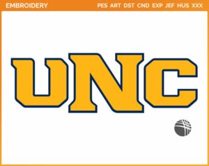 Northern Colorado Bears - Wordmark Logo (2015) - College Sports Embroidery Logo in 4 sizes & 8 formats - SPLN008064