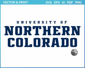 Northern Colorado Bears - Wordmark Logo (2015) - College Sports Vector SVG Logo in 5 formats - SPLN008063