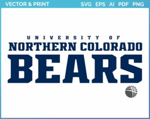 Northern Colorado Bears - Wordmark Logo (2015) - College Sports Vector SVG Logo in 5 formats - SPLN008065
