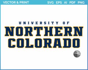 Northern Colorado Bears - Wordmark Logo (2015) - College Sports Vector SVG Logo in 5 formats - SPLN008068
