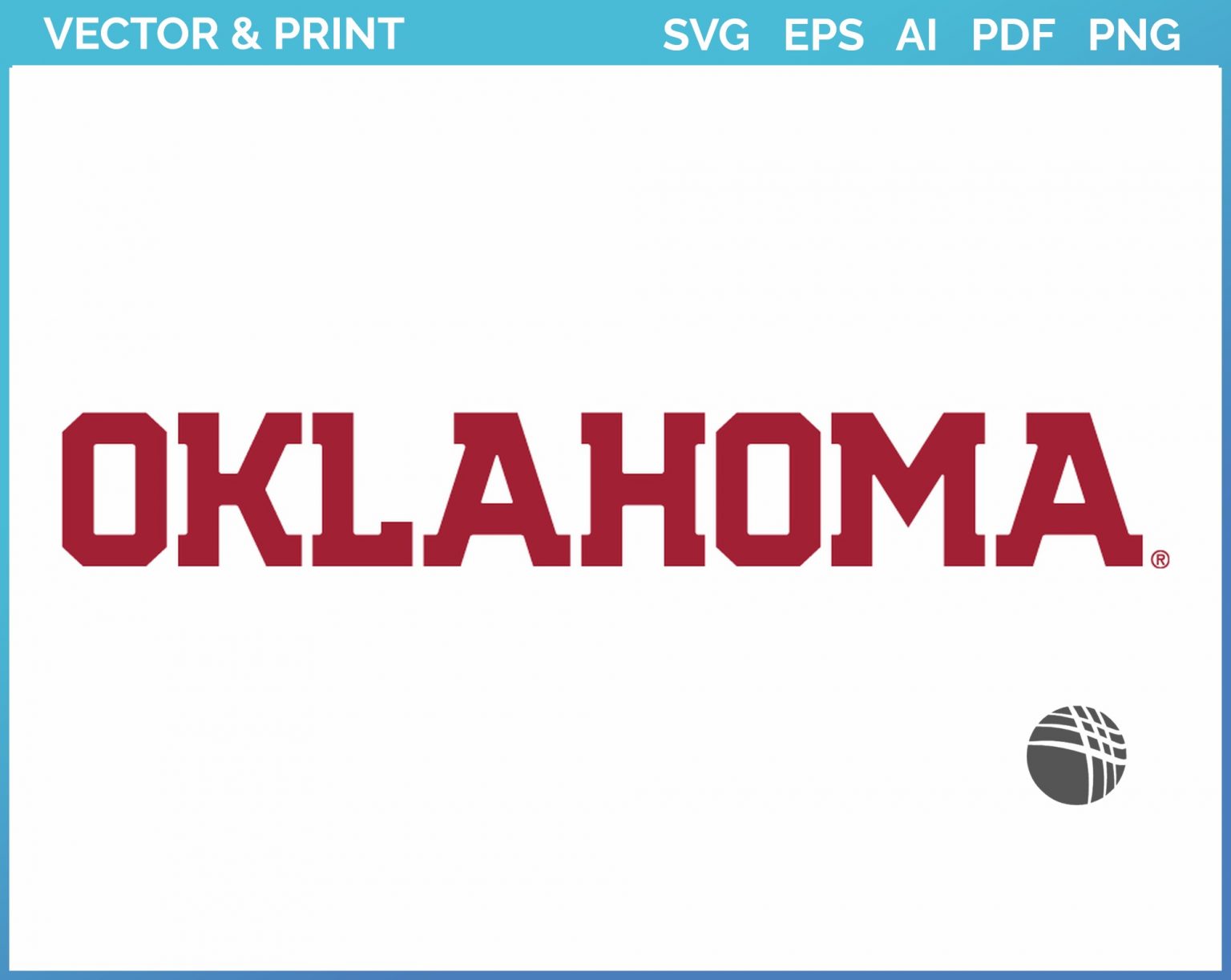 Oklahoma Sooners - Wordmark Logo (2018) - College Sports Vector SVG