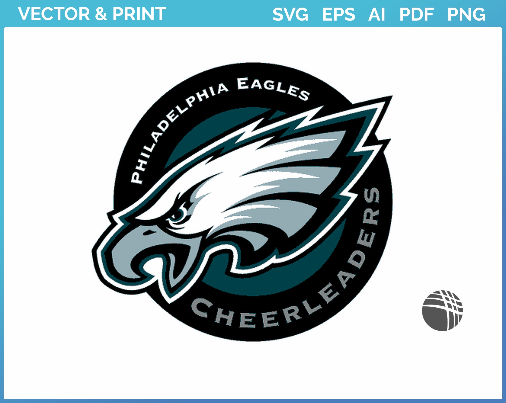 Philadelphia Eagles SVG, Eagles Football Team SVG, Football Logo SVG