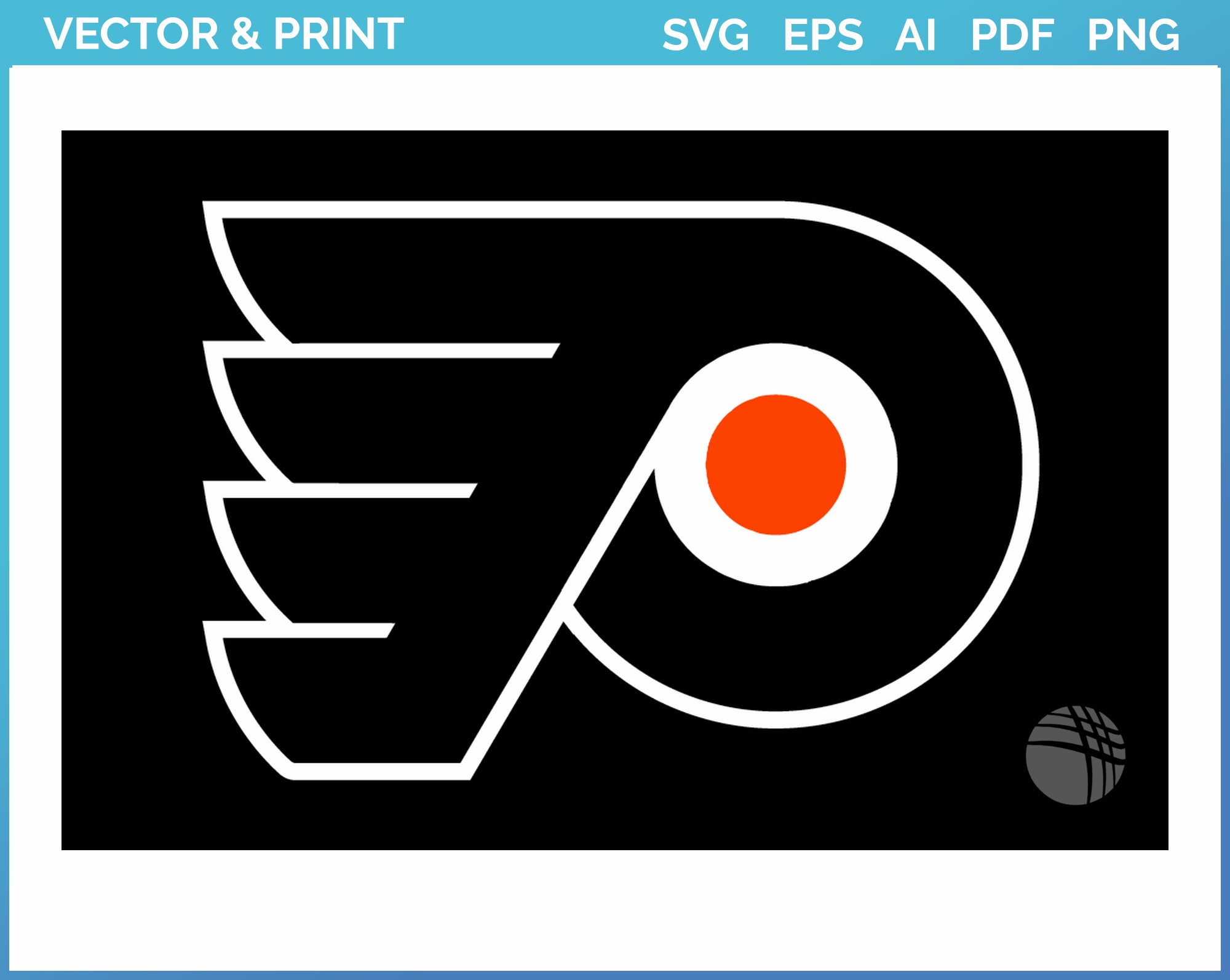 Philadelphia Flyers Wordmark SVG - Free Sports Logo Downloads