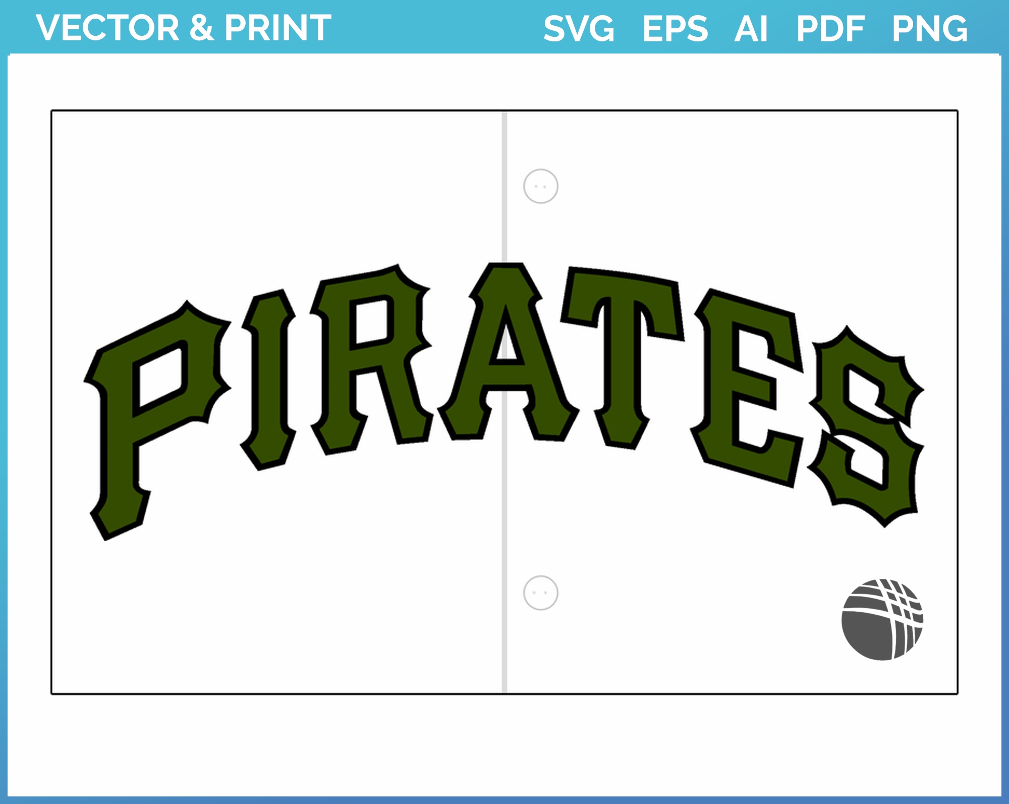 MLB Logo Pittsburgh Pirates, Pittsburgh Pirates SVG, Vector