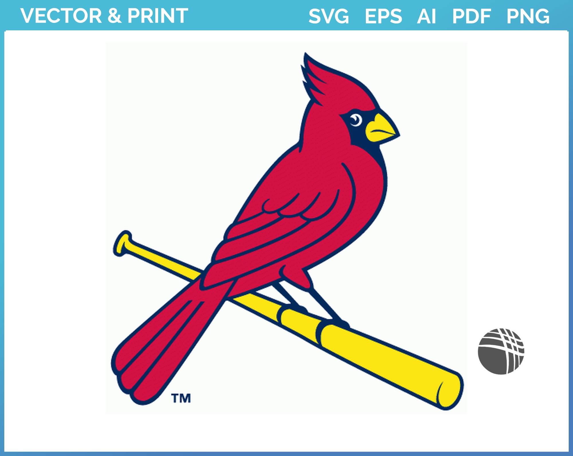 St Louis Cardinals Ball Marker Svg Png online in USA