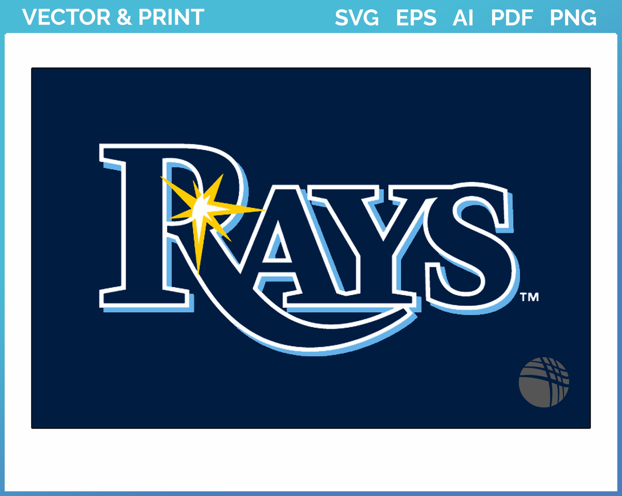 Tampa Bay Rays - Jersey Logo (2008) - Baseball Sports Vector SVG Logo in 5  formats
