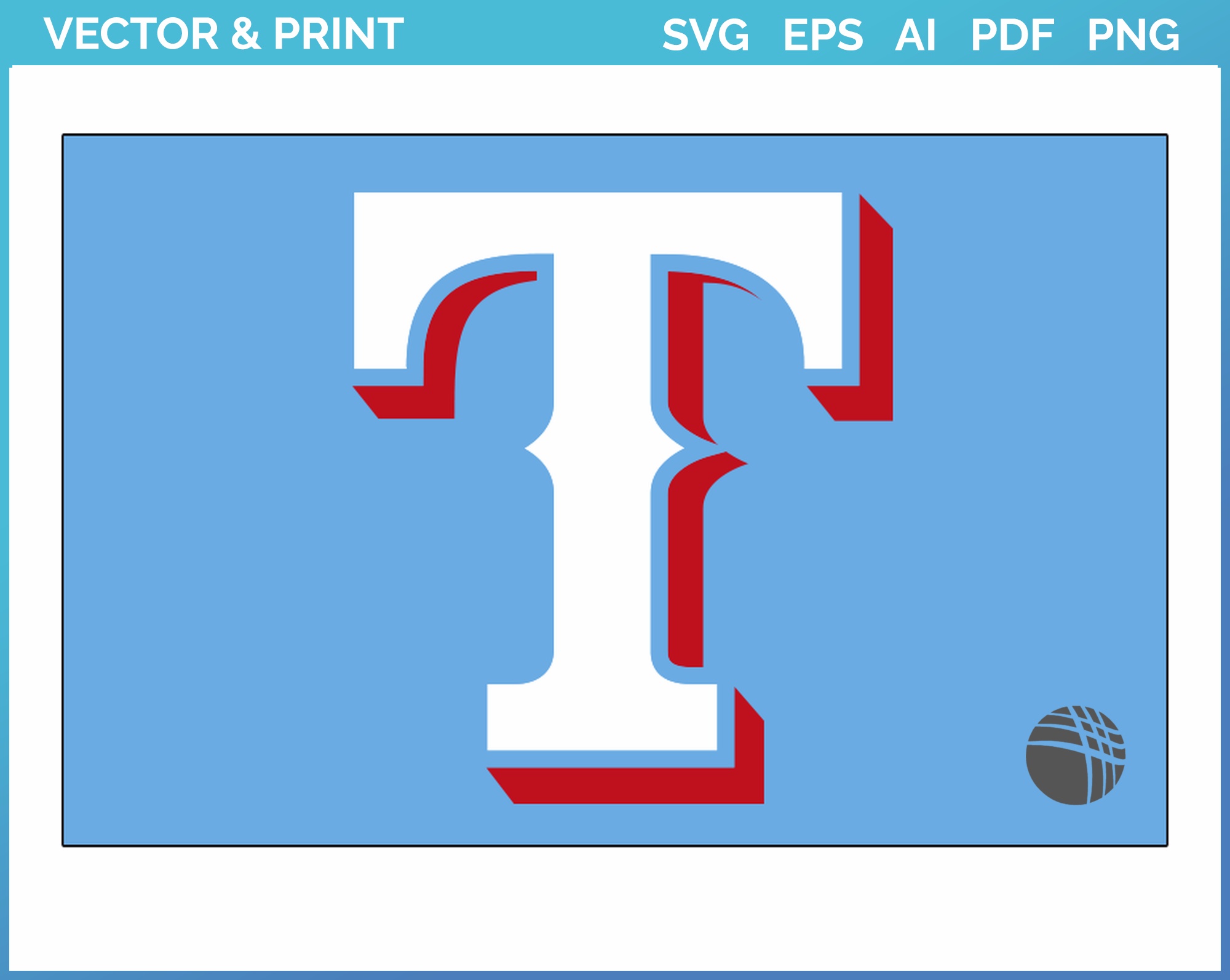 Texas Rangers - Cap Logo (2020) - Baseball Sports Vector SVG Logo in 5  formats