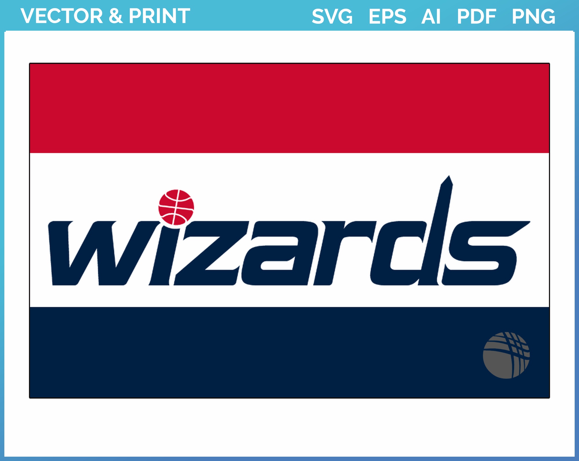 Digital File Washington Wizards Jersey Personalized Jersey 