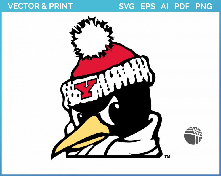 Youngstown State Penguins Logo Trailer Hitch Cover Plug Insert - Graphics & More Officially Licensed
