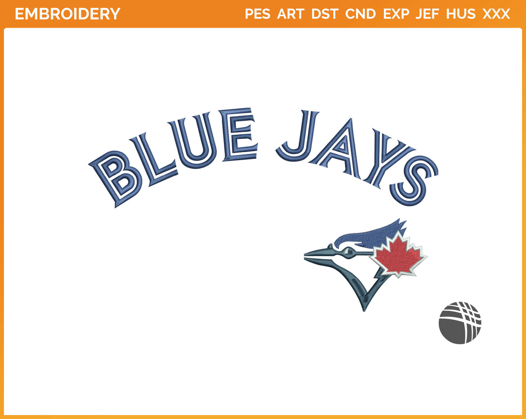 Toronto Blue Jays - Jersey Logo (2020) - Baseball Sports Embroidery Logo in  4 sizes & 8 formats