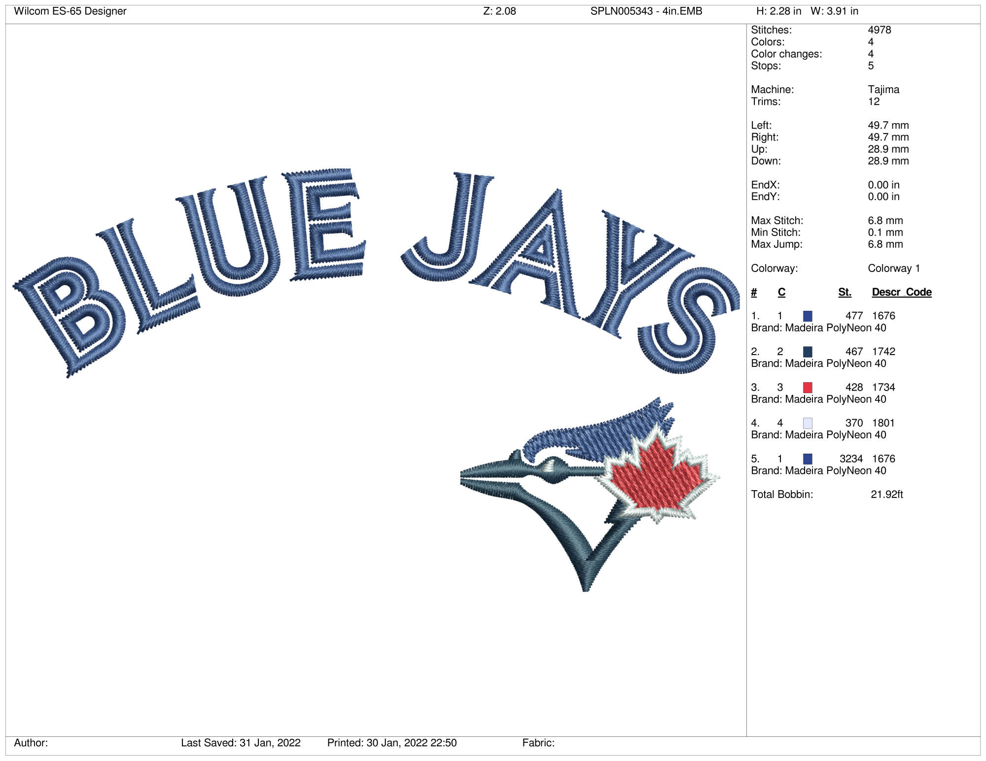 Toronto Blue Jays - Jersey Logo (2020) - Baseball Sports
